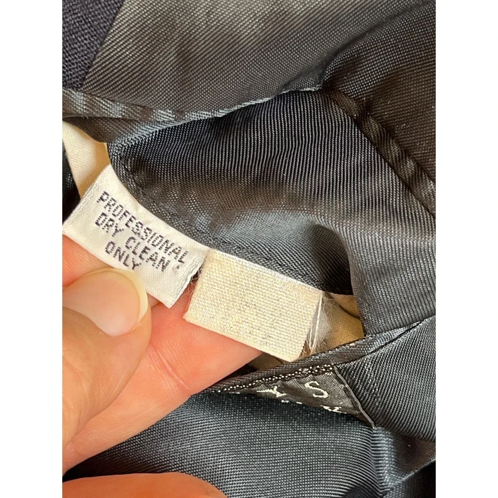 Vintage Barneys New York Country Britches Navy Blue Blazer Gold Buttons 42R USA